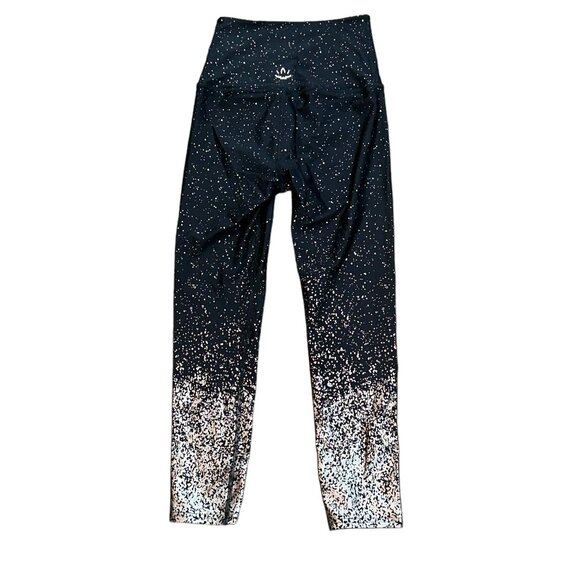 Beyond Yoga Alloy Ombre High Waisted Midi‎ Leggings Black Gold Size Small - Picture 1 of 7